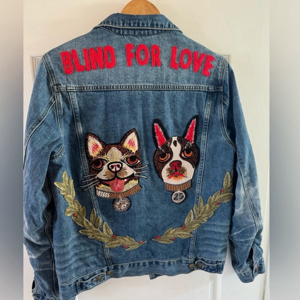GUCCI YEAR OF THE DOG  DENIM JACKET